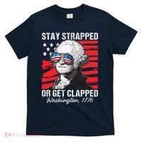 George Washington 1776 Stay Strapped T-Shirt thumb 0
