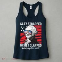 George Washington 1776 Stay Strapped Women's Tank Top thumb 3