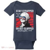 George Washington 1776 Stay Strapped Baby Bodysuit thumb 0