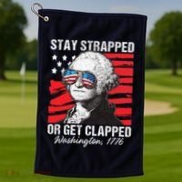 George Washington 1776 Stay Strapped Golf Towel thumb 1