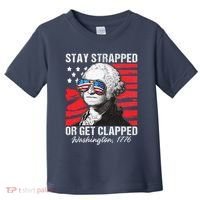 George Washington 1776 Stay Strapped Toddler T-Shirt thumb 0