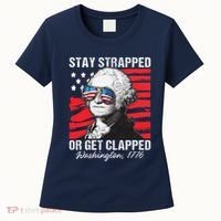 George Washington 1776 Stay Strapped Women's T-Shirt thumb 0