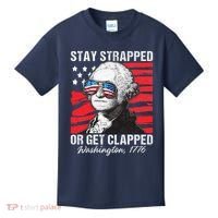George Washington 1776 Stay Strapped Kids T-Shirt thumb 0