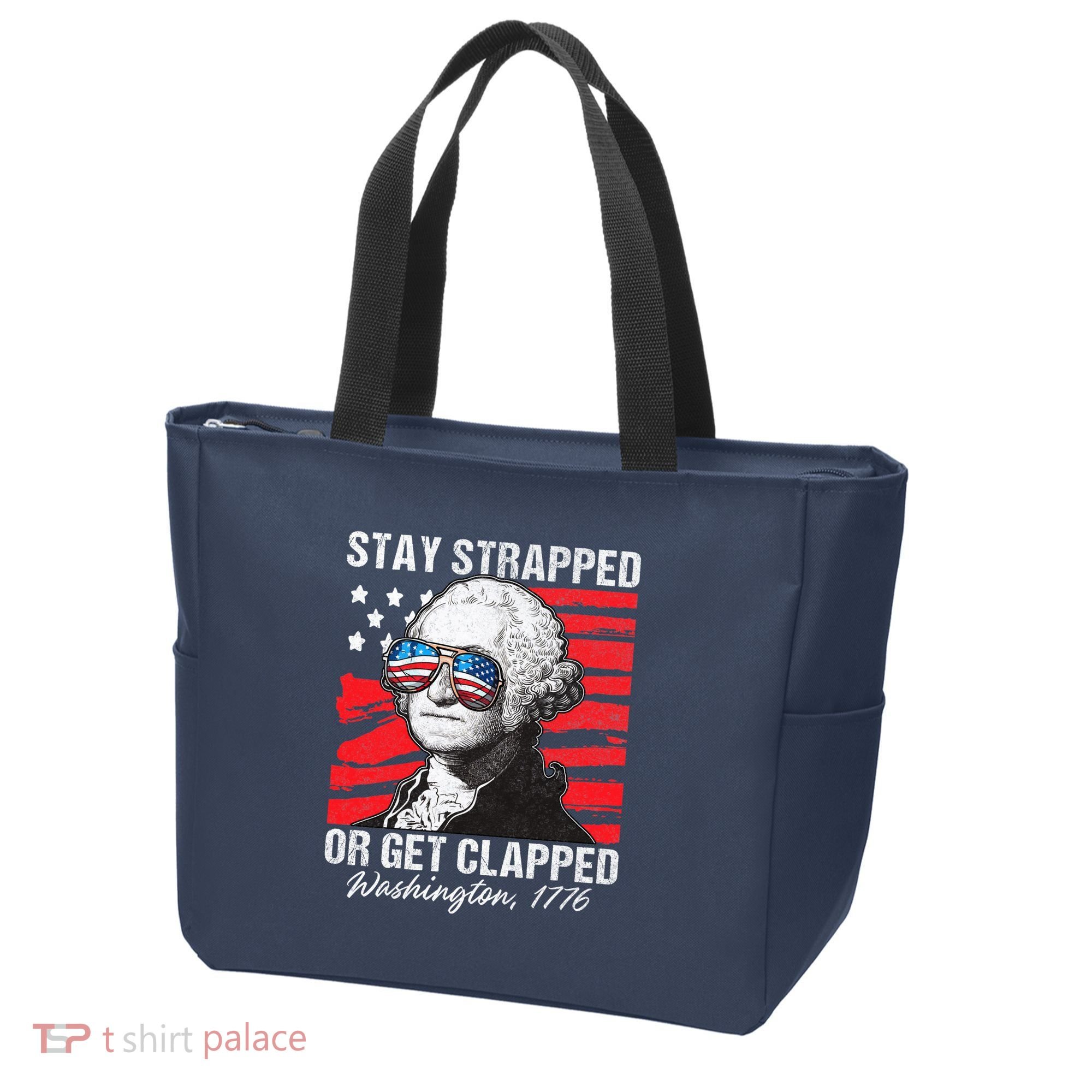 George Washington 1776 Stay Strapped Tote Bag