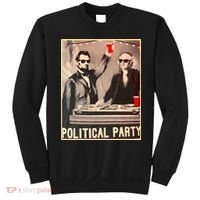 George Washington And Abraham Lincoln Political Party Sweatshirt thumb 0