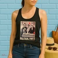 George Washington And Abraham Lincoln Political Party Women's Tank Top thumb 2