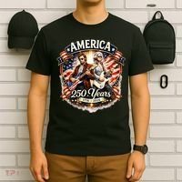 George Washington Abe Lincoln Playing Guitar 250 Years 1776-2026 T-Shirt thumb 6