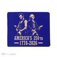 George Washington Abe Lincoln Guitar America's 250th Anniversary Mousepad thumb 0