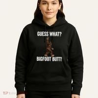 Guess What Bigfoot Butt Funny Sasquatch Peace Hoodie thumb 5
