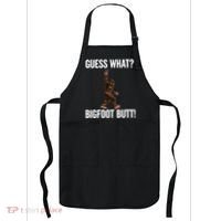 Guess What Bigfoot Butt Funny Sasquatch Peace Apron thumb 0