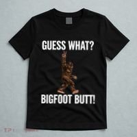 Guess What Bigfoot Butt Funny Sasquatch Peace T-Shirt thumb 5