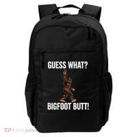 Guess What Bigfoot Butt Funny Sasquatch Peace Backpack thumb 0