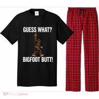 Guess What Bigfoot Butt Funny Sasquatch Peace Pajama Set thumb 0