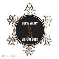 Guess What Bigfoot Butt Funny Sasquatch Peace Ornament thumb 0