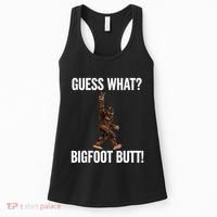 Guess What Bigfoot Butt Funny Sasquatch Peace Women's Tank Top thumb 0