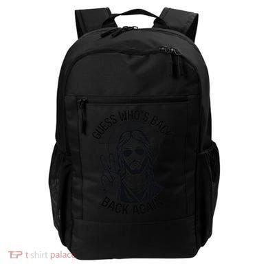 Guess Whos Back Funny Jesus Easter Christian Backpack