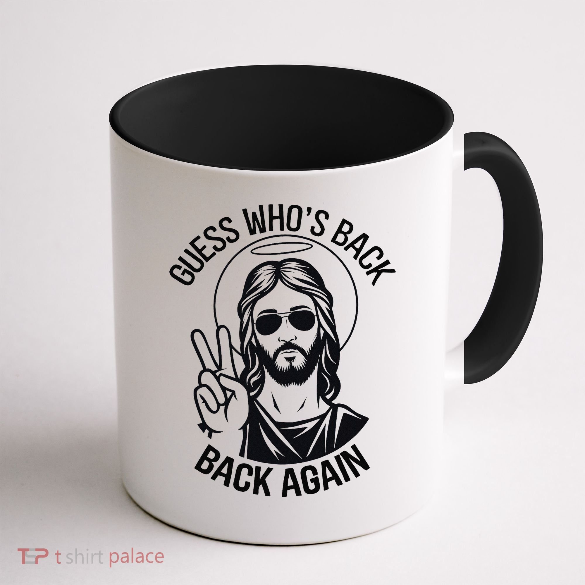 Guess Whos Back Funny Jesus Easter Christian Coffee Mug