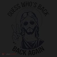 Guess Whos Back Funny Jesus Easter Christian Beanie thumb 2