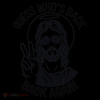 Guess Whos Back Funny Jesus Easter Christian Women's Hoodie thumb 2