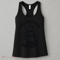 Guess Whos Back Funny Jesus Easter Christian Women's Tank Top thumb 3