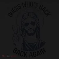 Guess Whos Back Funny Jesus Easter Christian Tank Top thumb 6