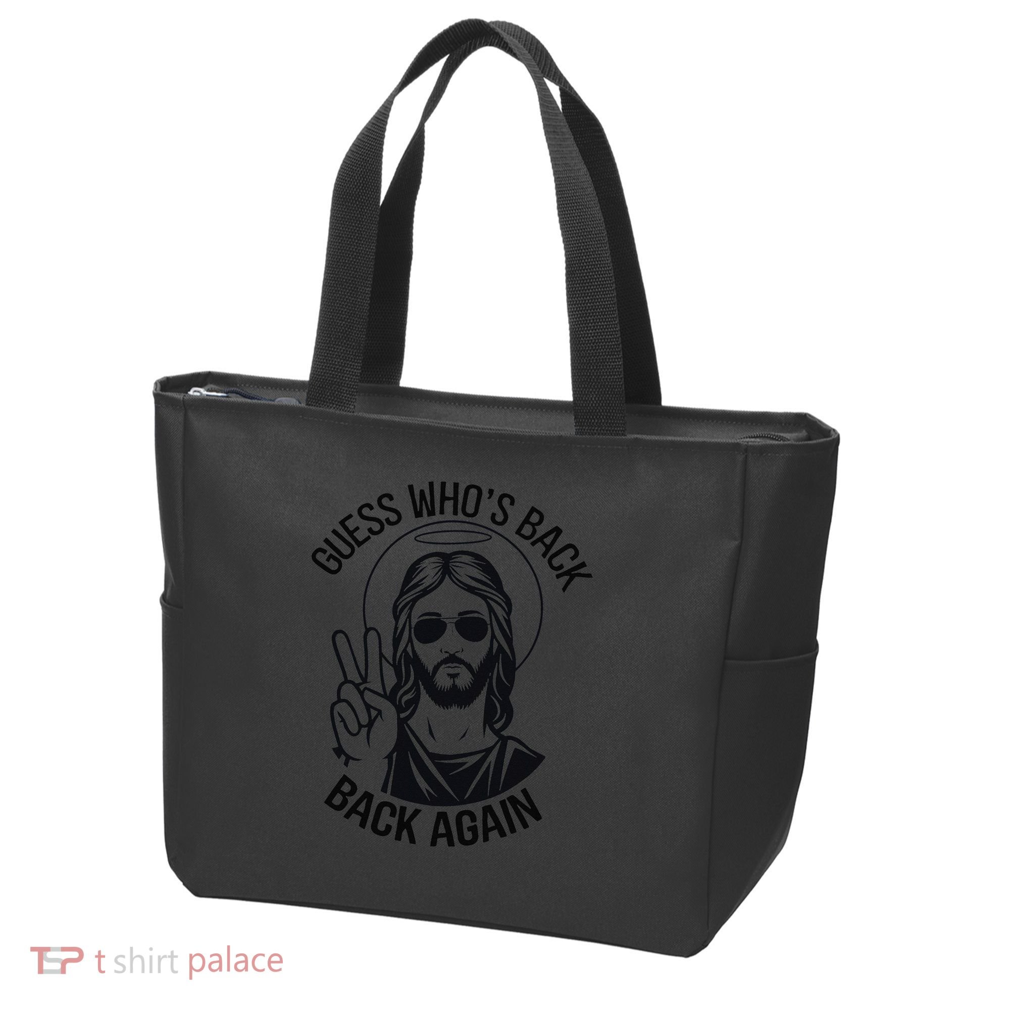 Guess Whos Back Funny Jesus Easter Christian Tote Bag