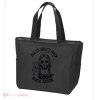 Guess Whos Back Funny Jesus Easter Christian Tote Bag thumb 3