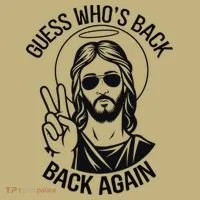 Guess Whos Back Funny Jesus Easter Christian Hoodie thumb 2