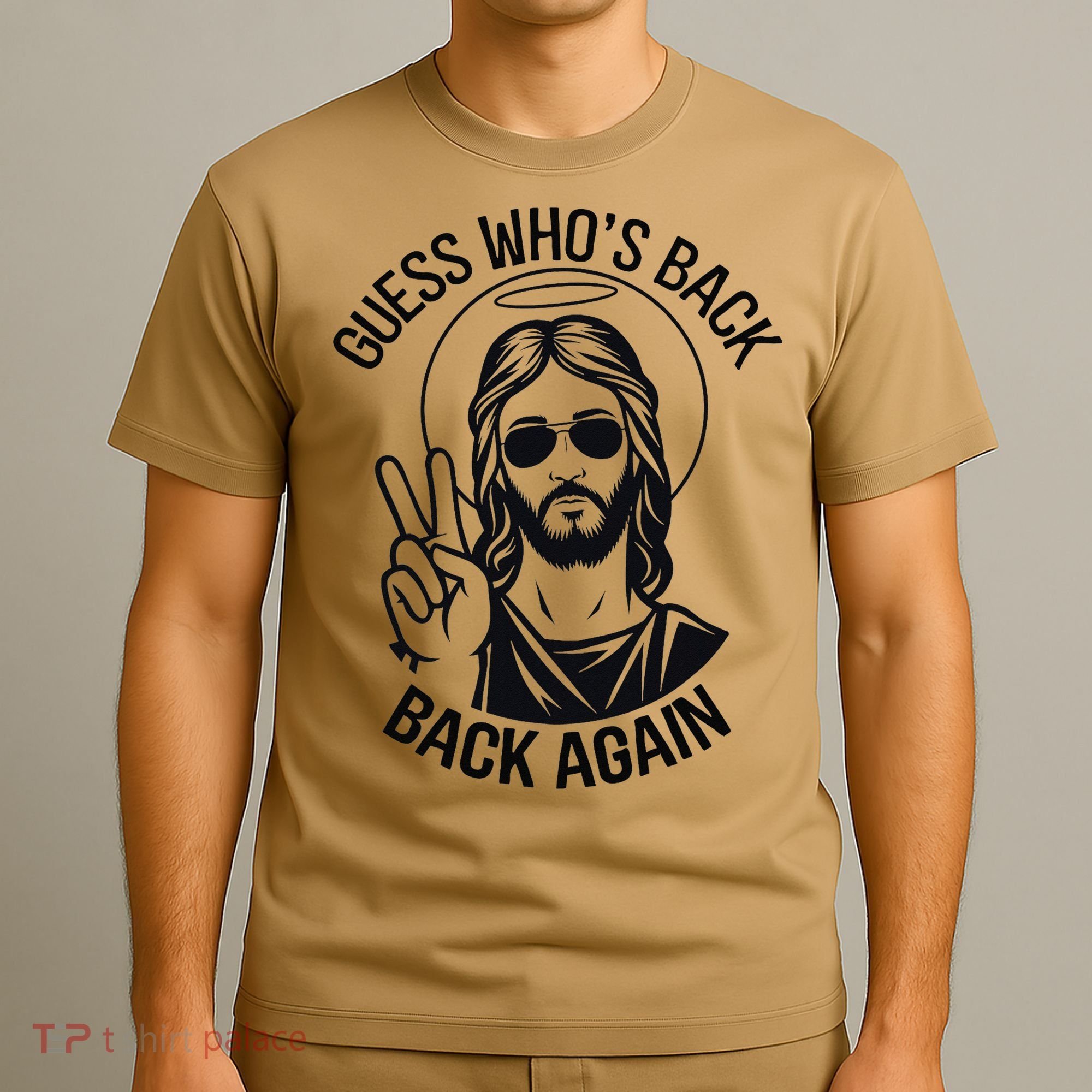 Guess Whos Back Funny Jesus Easter Christian T-Shirt