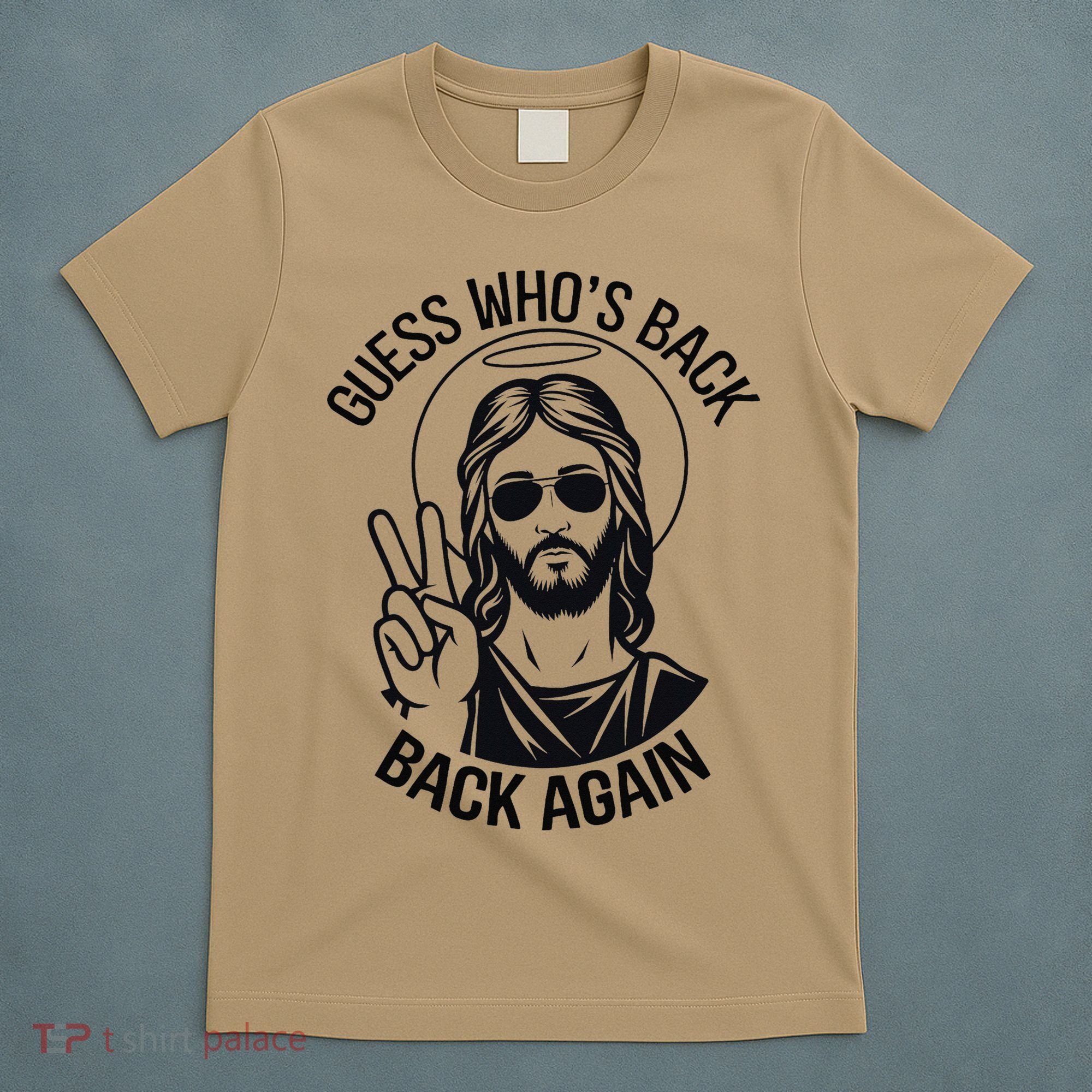 Guess Whos Back Funny Jesus Easter Christian T-Shirt