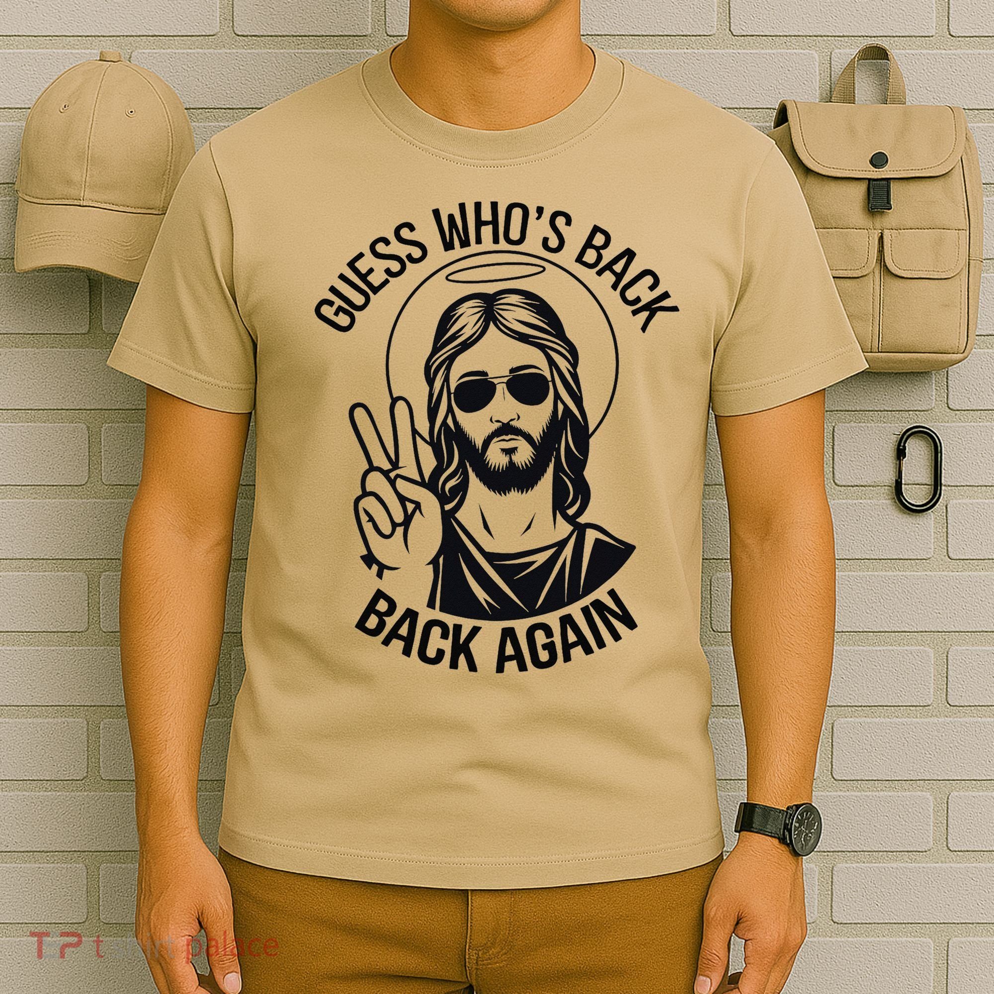 Guess Whos Back Funny Jesus Easter Christian T-Shirt