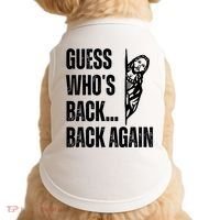 Guess Whos Back Again Jesus Easter Doggie Tank thumb 0