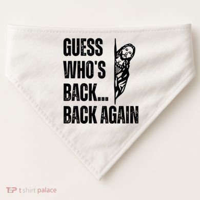 Guess Whos Back Again Jesus Easter USA-Made Doggie Bandana