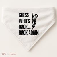 Guess Whos Back Again Jesus Easter USA-Made Doggie Bandana thumb 0