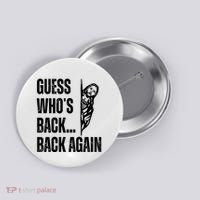 Guess Whos Back Again Jesus Easter Button thumb 0