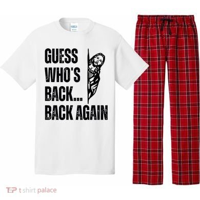 Guess Whos Back Again Jesus Easter Pajama Set