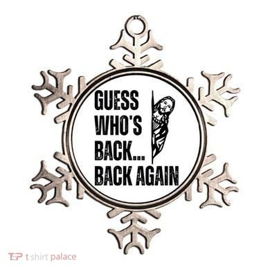 Guess Whos Back Again Jesus Easter Ornament