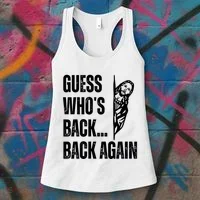 Guess Whos Back Again Jesus Easter Women's Tank Top thumb 3