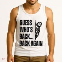 Guess Whos Back Again Jesus Easter Tank Top thumb 3