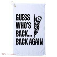 Guess Whos Back Again Jesus Easter Golf Towel thumb 0