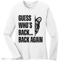 Guess Whos Back Again Jesus Easter Women's Long Sleeve Shirt thumb 0