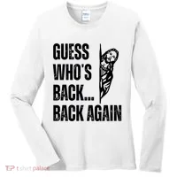 Guess Whos Back Again Jesus Easter Women's Long Sleeve Shirt thumb 0