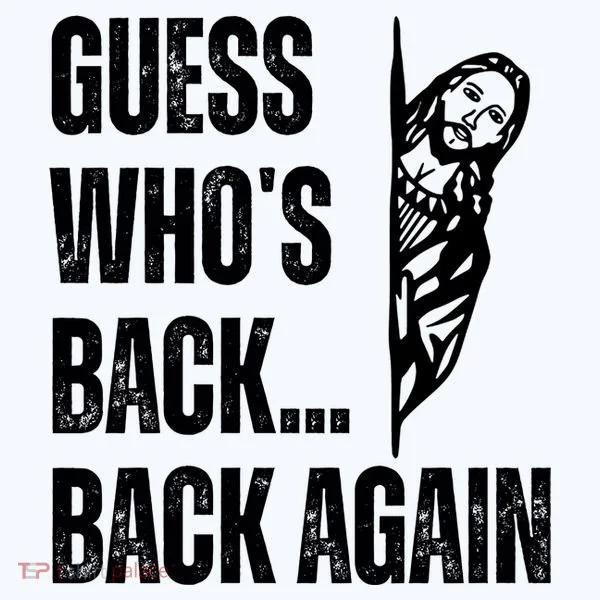 Guess Whos Back Again Jesus Easter Women's Long Sleeve Shirt