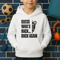 Guess Whos Back Again Jesus Easter Kids Hoodie thumb 2