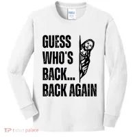 Guess Whos Back Again Jesus Easter Kids Long Sleeve Shirt thumb 0