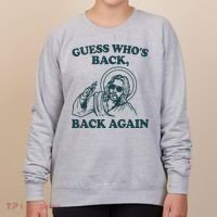 Guess Whos Back Back Again Jesus Women's Sweatshirt thumb 0