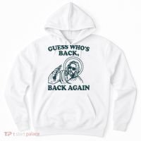 Guess Whos Back Back Again Jesus Hoodie thumb 0