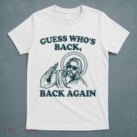 Guess Whos Back Back Again Jesus T-Shirt thumb 5