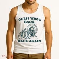 Guess Whos Back Back Again Jesus Tank Top thumb 3