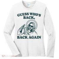 Guess Whos Back Back Again Jesus Women's Long Sleeve Shirt thumb 0